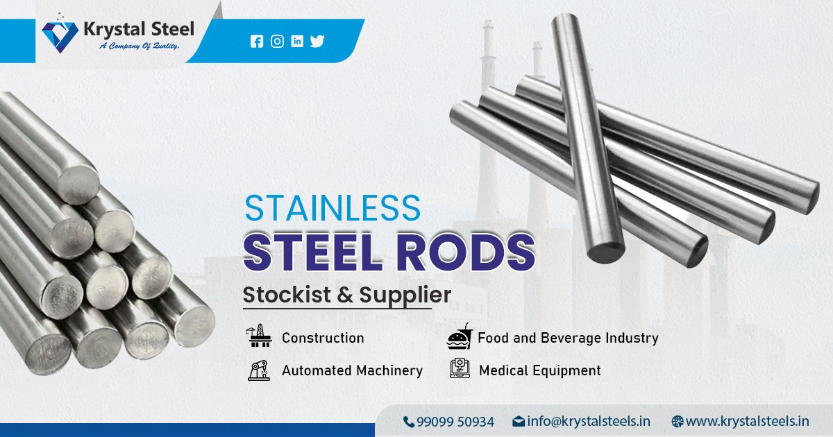 Stainless Steel Rods Manufacturers and Suppliers in India Krystal Steel