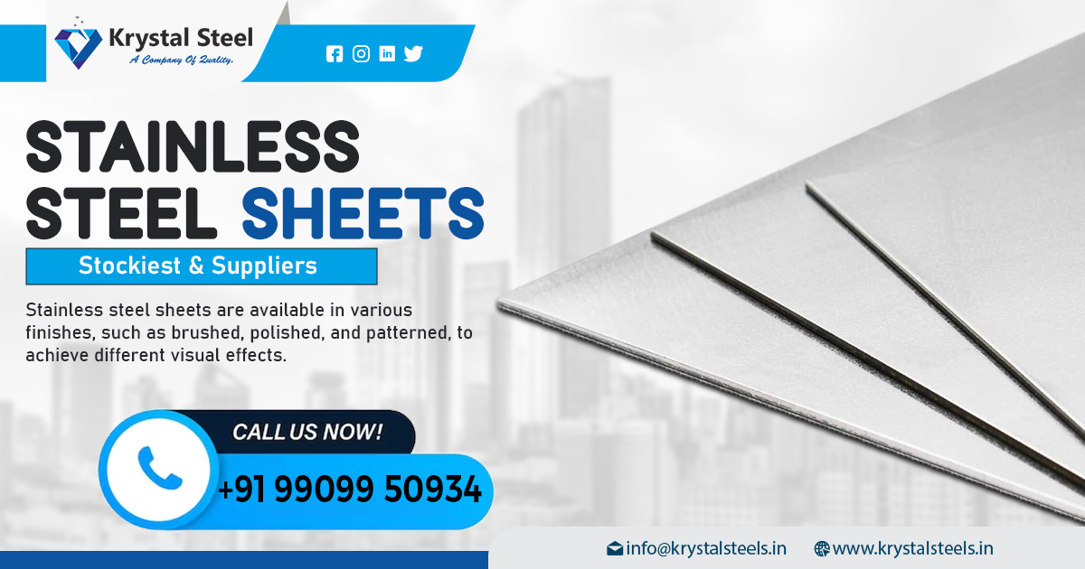 Supplier of Stainless Steel Sheet in Madhya Pradesh