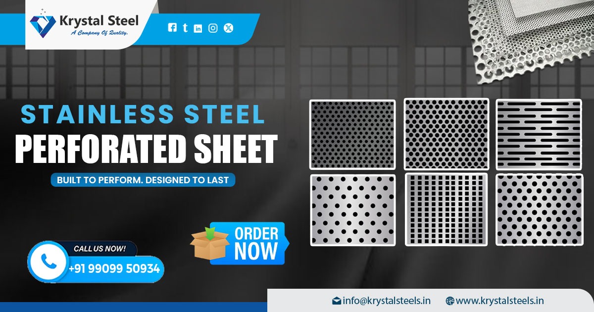 Supplier of Stainless Steel Perforated Sheet in Gujarat