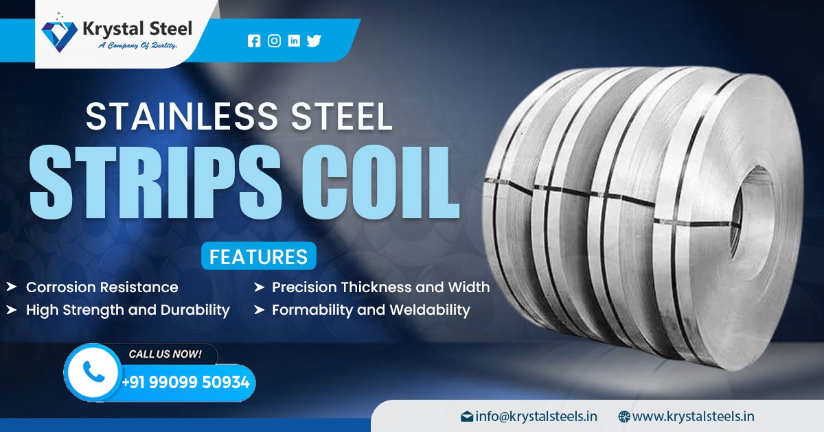 Stainless Steel Strip Coil Manufacturer in Ahmedabad