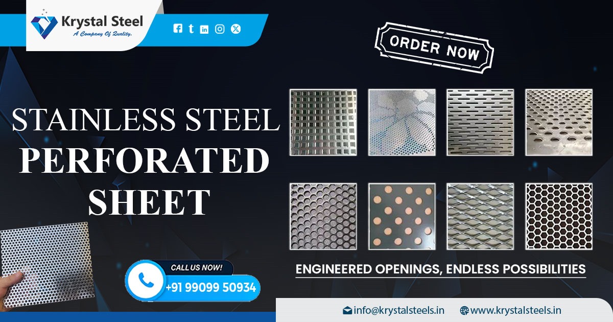 Supplier of Stainless Steel Perforated Sheet in Rajasthan