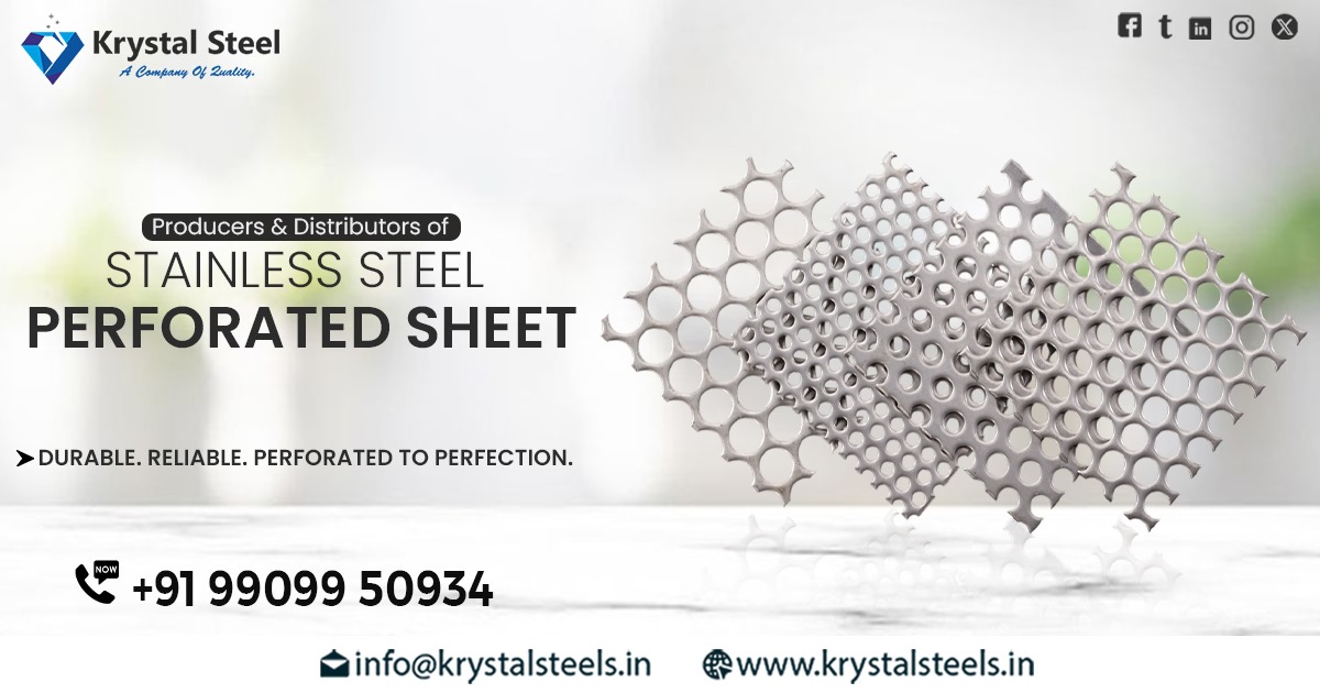 Premium Stainless Steel Perforated Sheet in Gujarat