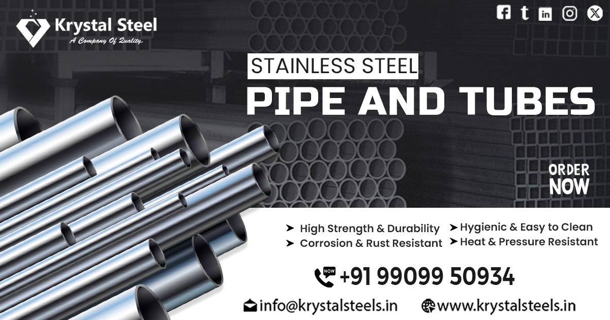 Stainless Steel Pipe and Tube Manufacturer and Supplier in Ahmedabad