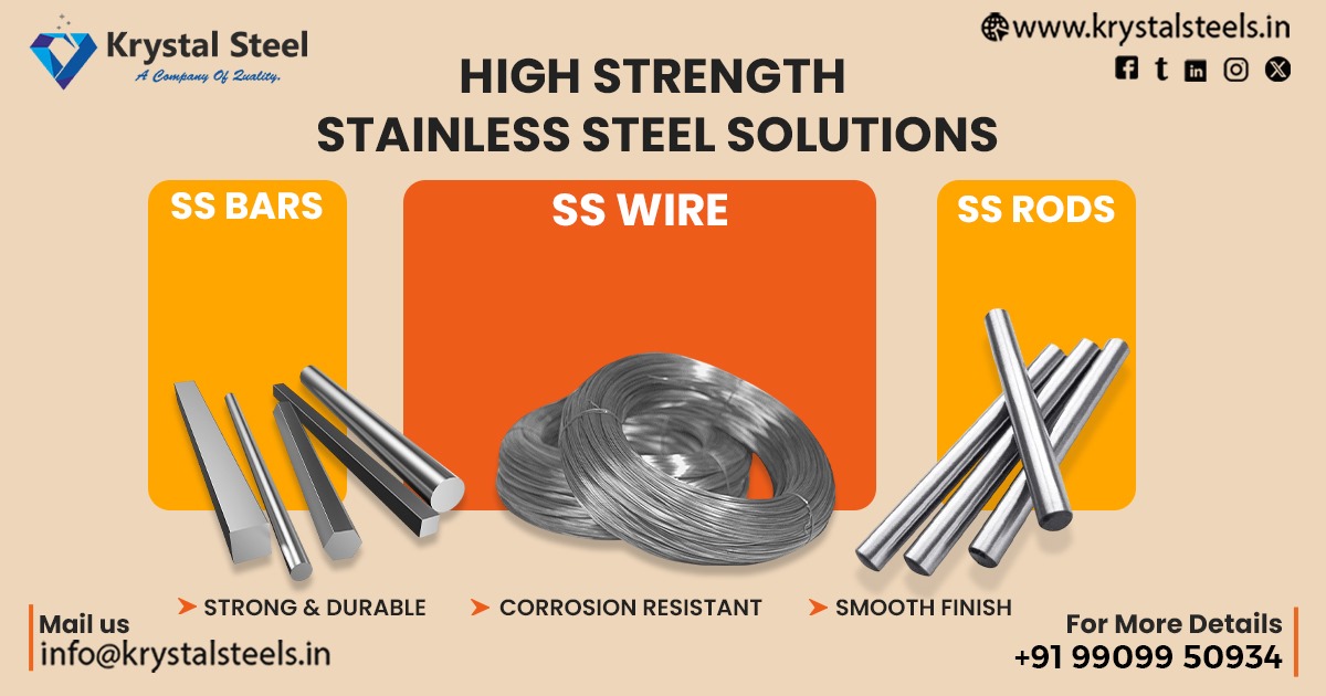 Stainless Steel Bars, Rods and Wires in Gujarat