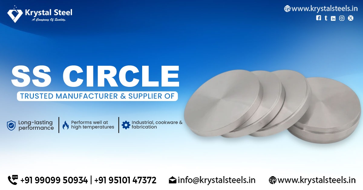 304 Stainless Steel Circle Supplier in Ahmedabad