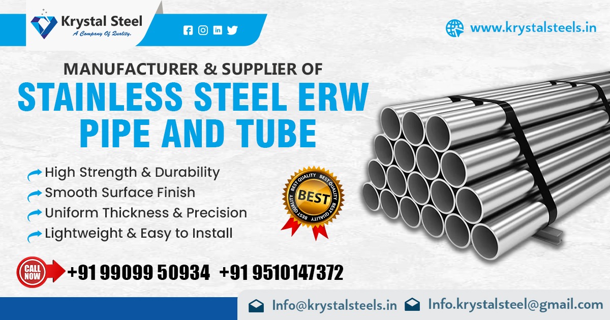 Stainless steel ERW Pipe and Tube in Haryana