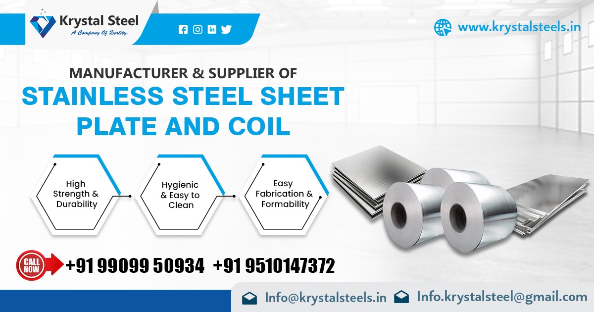 Stainless Steel Sheet Plate and Coil Supplier in Manipur