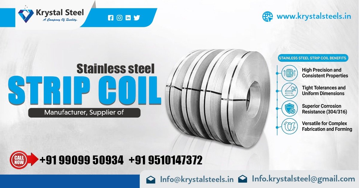 Premium Stainless Steel Strip Coils In Maharashtra | Krystal Steel
