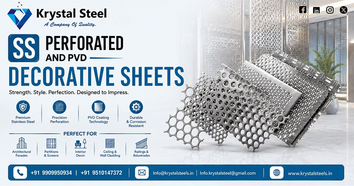 SS Perforated and PVD Decorative Sheets In Andhra Pradesh