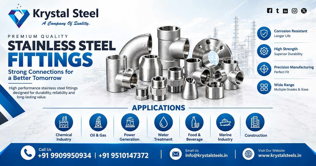 Industrial Stainless Steel Fittings Manufacturer In Gujarat