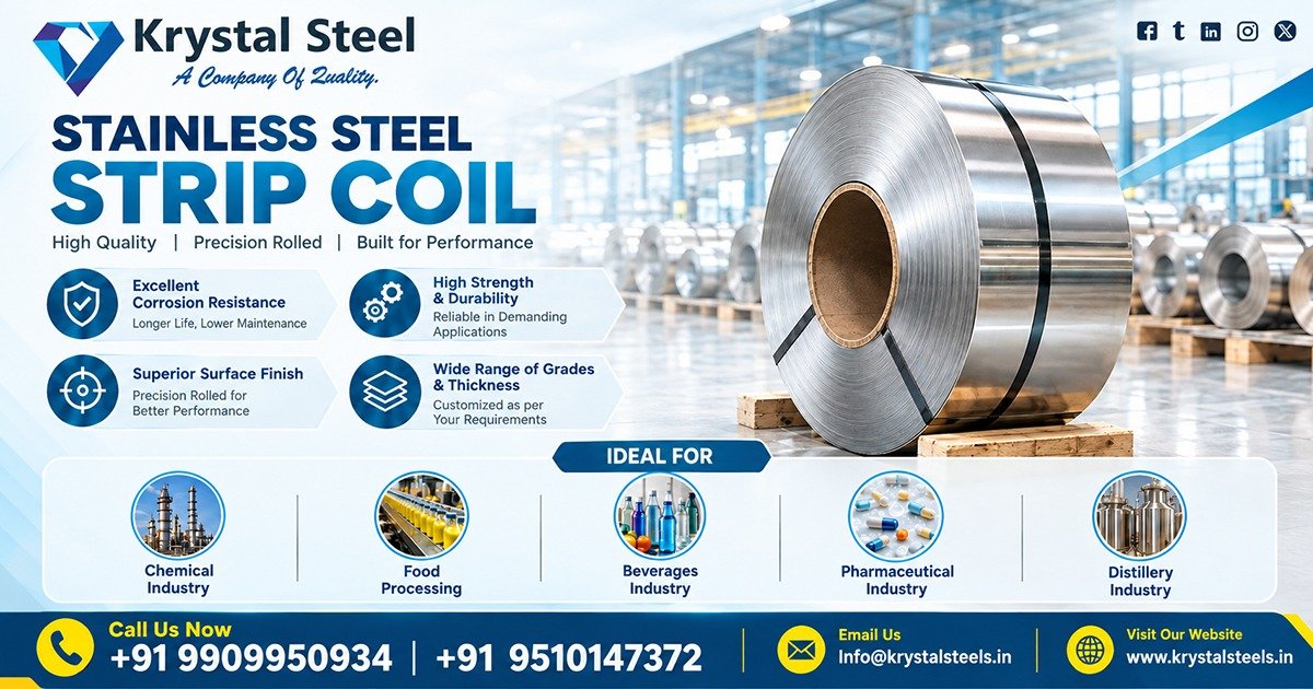 Stainless Steel Strip Coil Supplier In Maharashtra