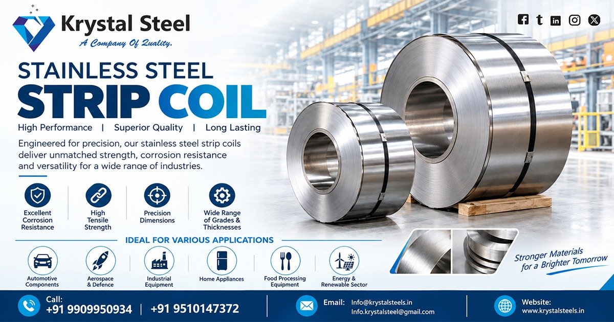 Industrial Stainless Steel Strip Coil Supplier In Maharashtra