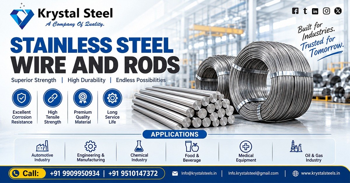 How to Choose Stainless Steel Wire and Rods for Industrial Use